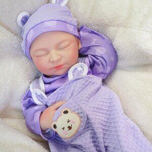20in Full Silicone Reborn Angela-white Baby Girl Dolls Lifelike 8.61LB Weight